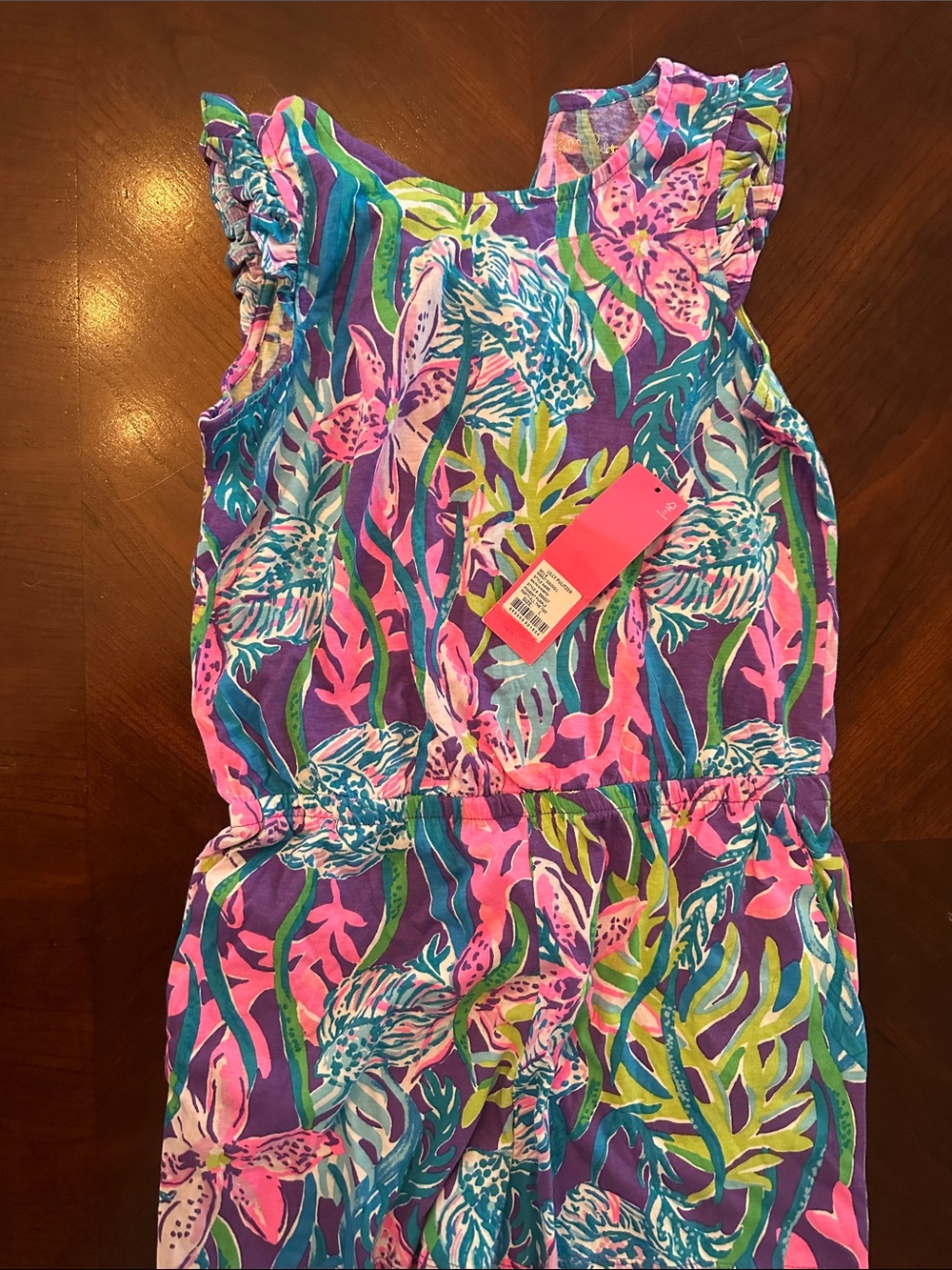 Lilly Pulitzer Mini Parsi Romper - Pigment Purple